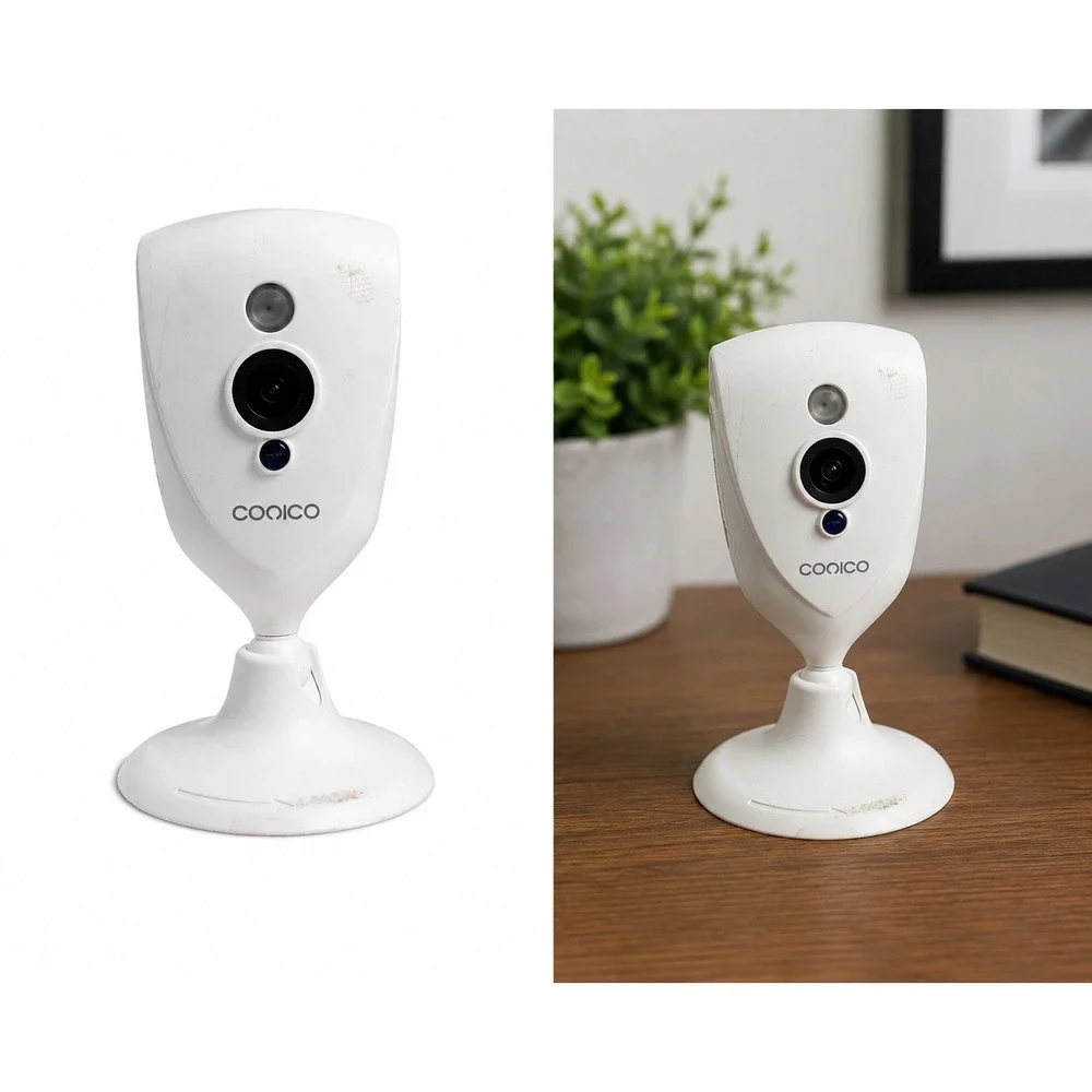 COOICO B12F Wireless IP Security Camera Indoor WiFi Surveillance Cam